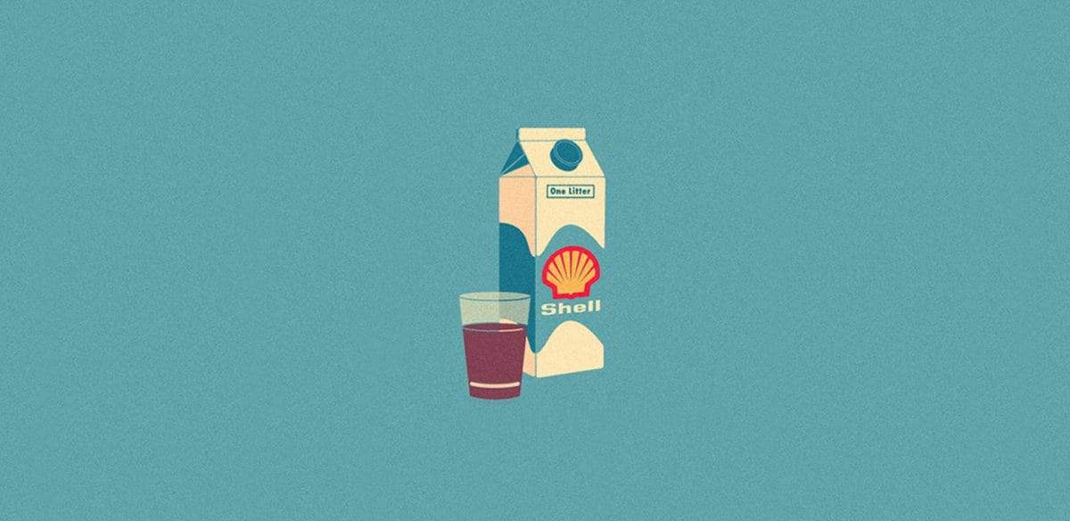 COCKTAIL DE MARCAS ILUSTRADO POR MIKE STEFANINI - Leite Shell