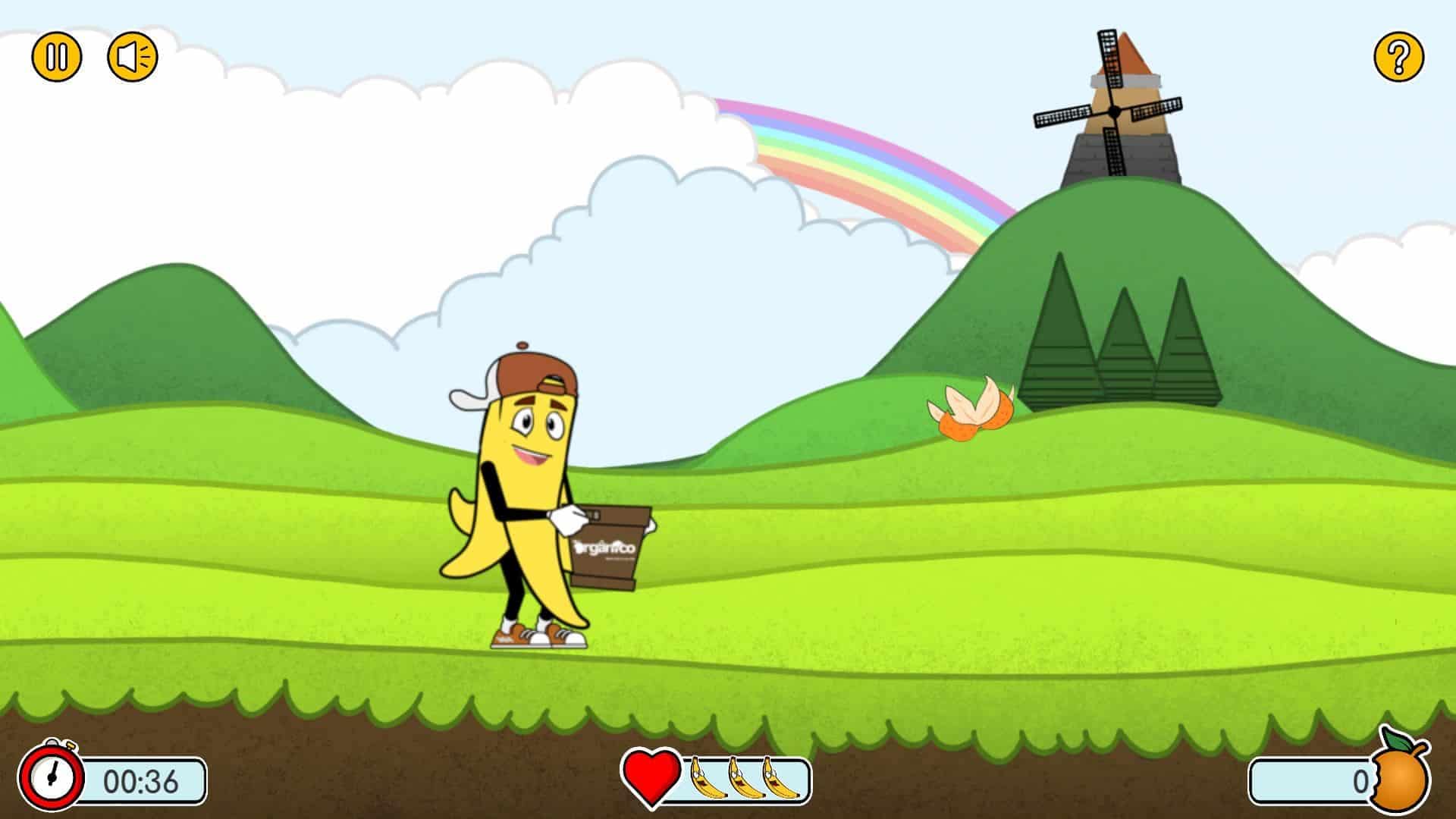 Interactive games about organic waste