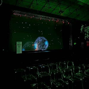 3D Holographic Mesh Screen