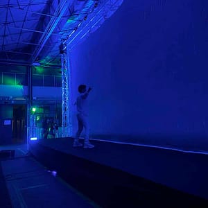 3D Holographic Mesh Screen