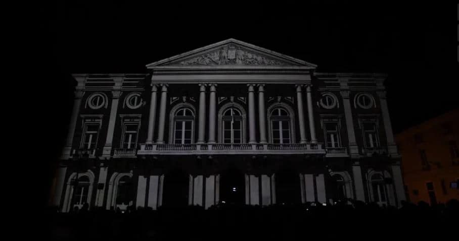 Video Mapping em Fachada de Prédio